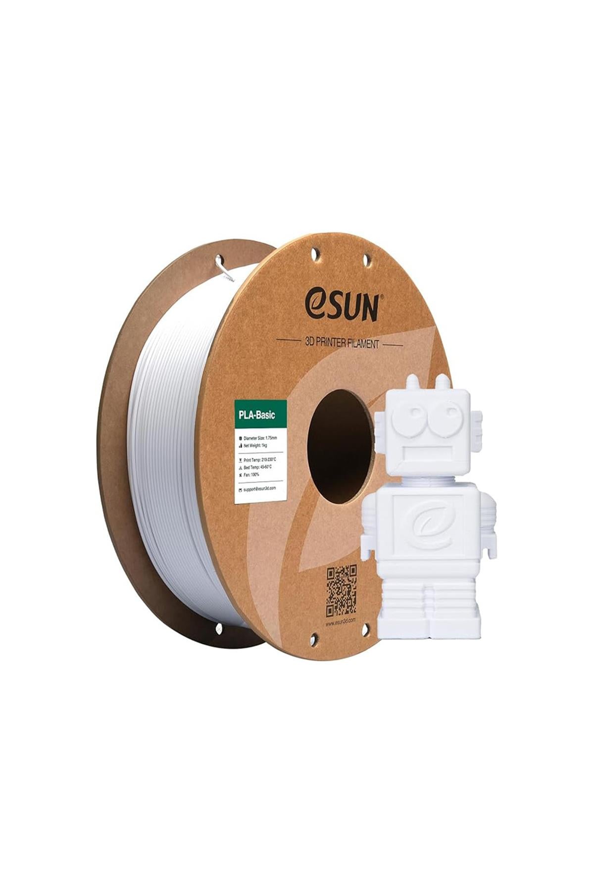 Esun PLA-Basic Filament Cold White