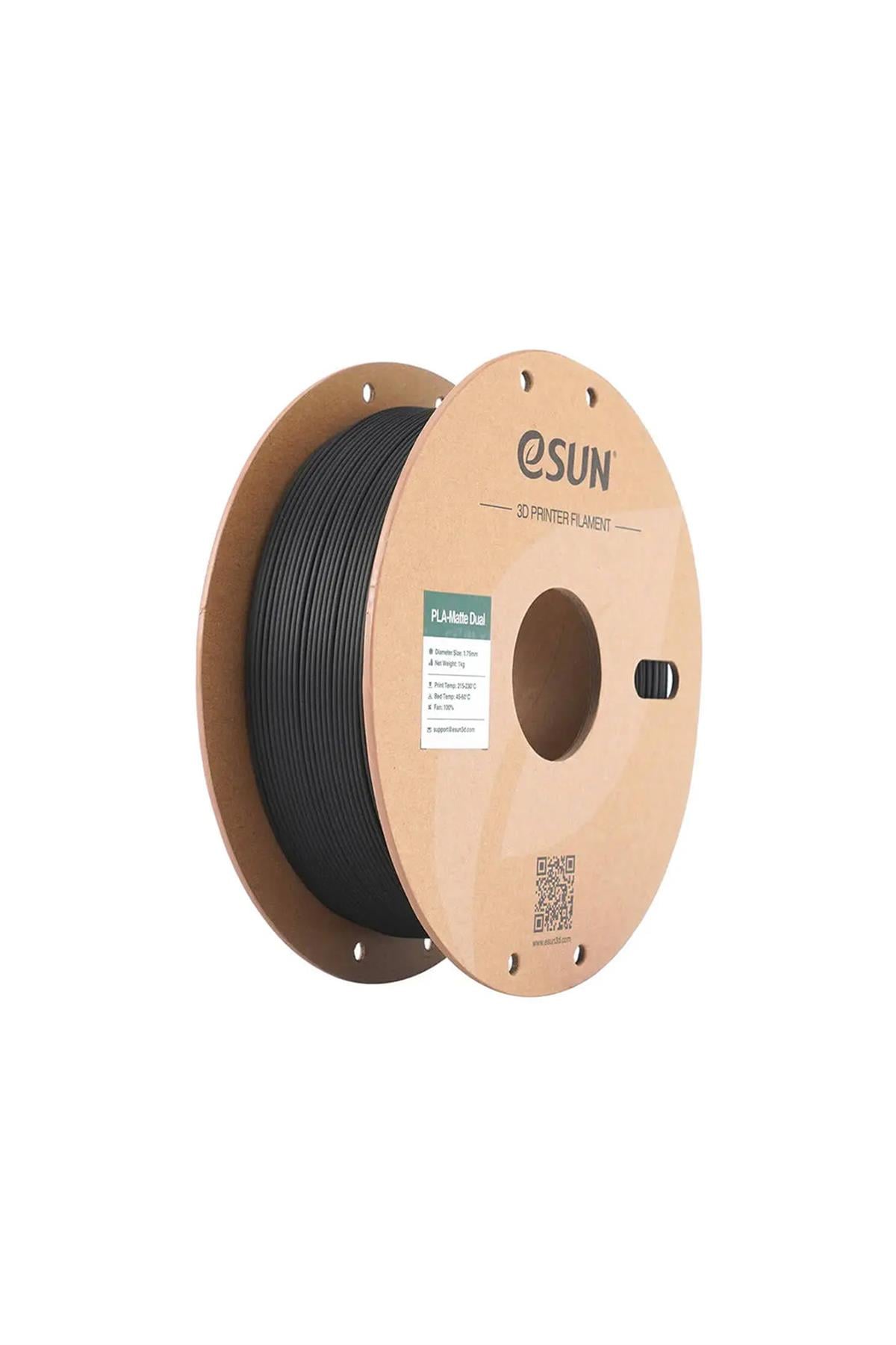 Esun PLA-Matte Filament Black-White