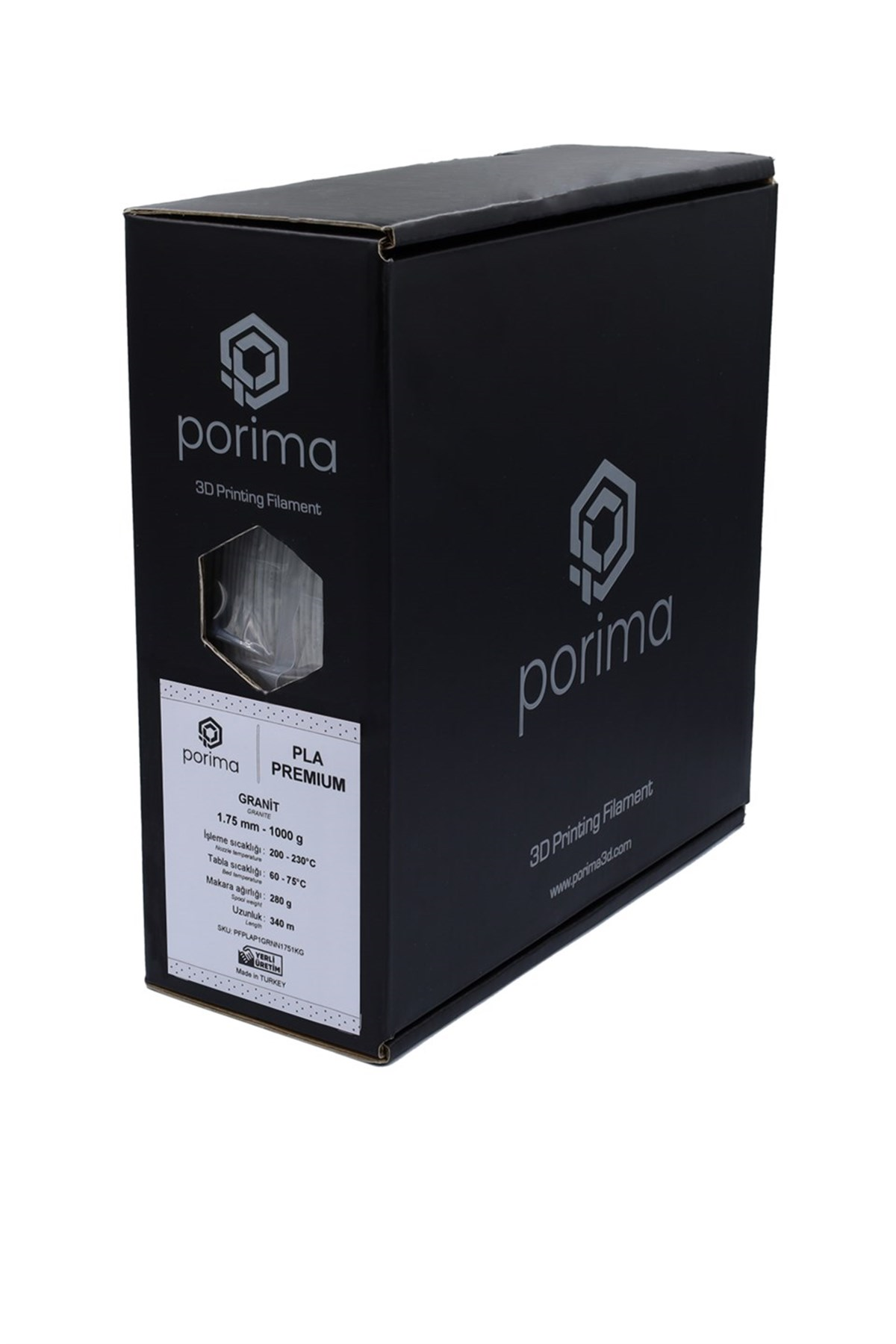 Porima PLA Premium® Filament Granit 3 KG