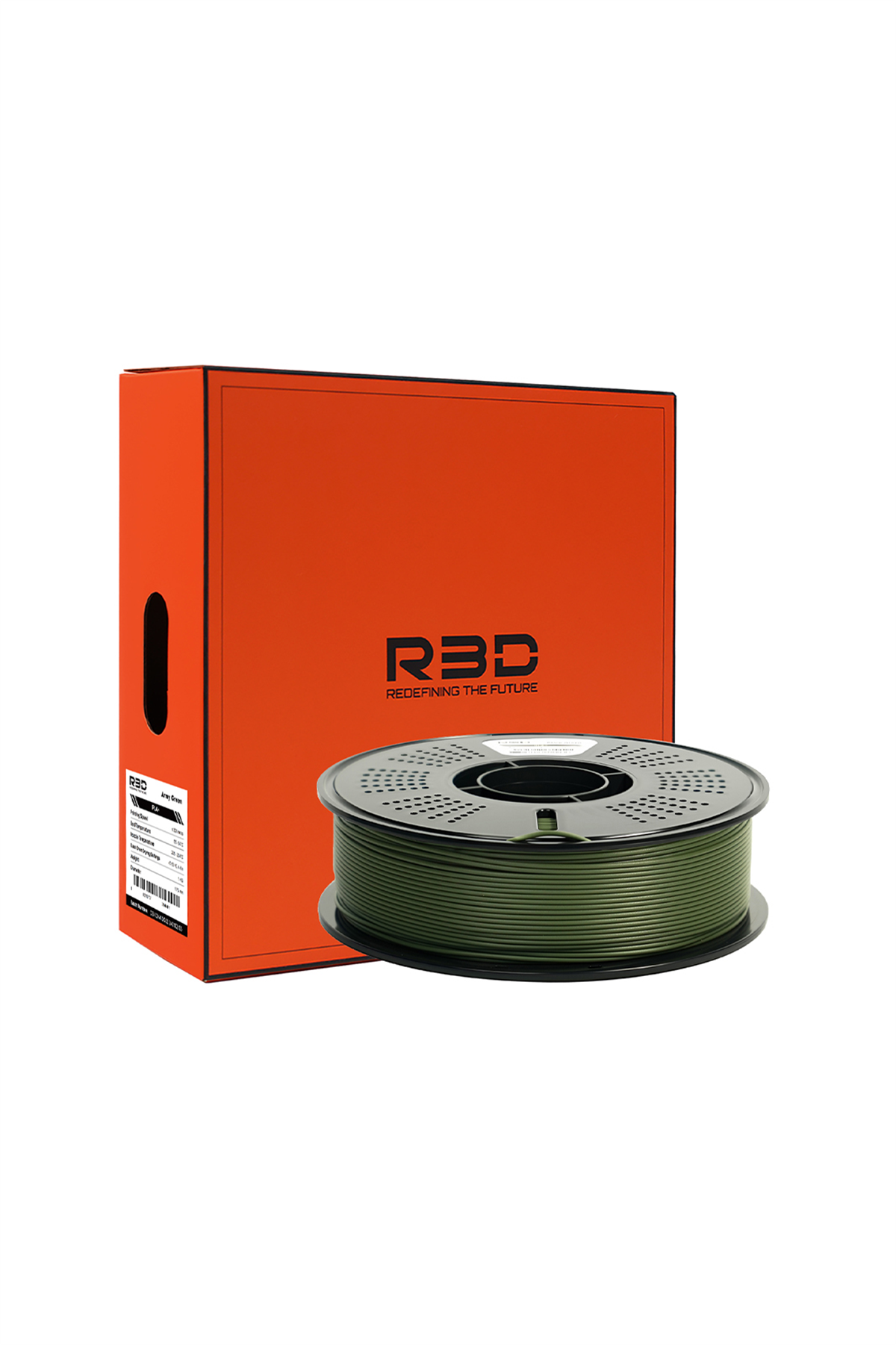 R3D PLA+ Filament Army Green