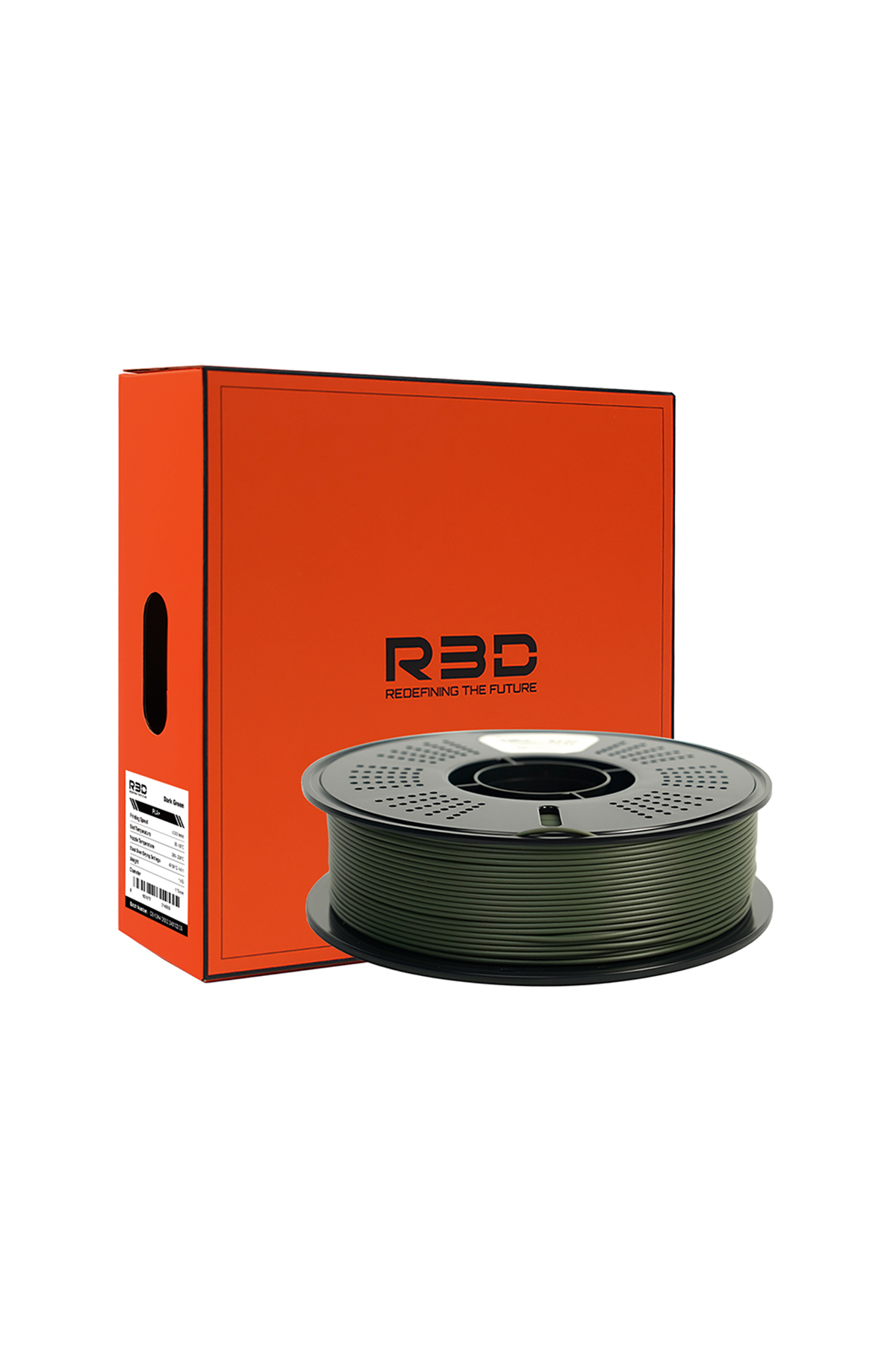 R3D PLA+ Filament Dark Green