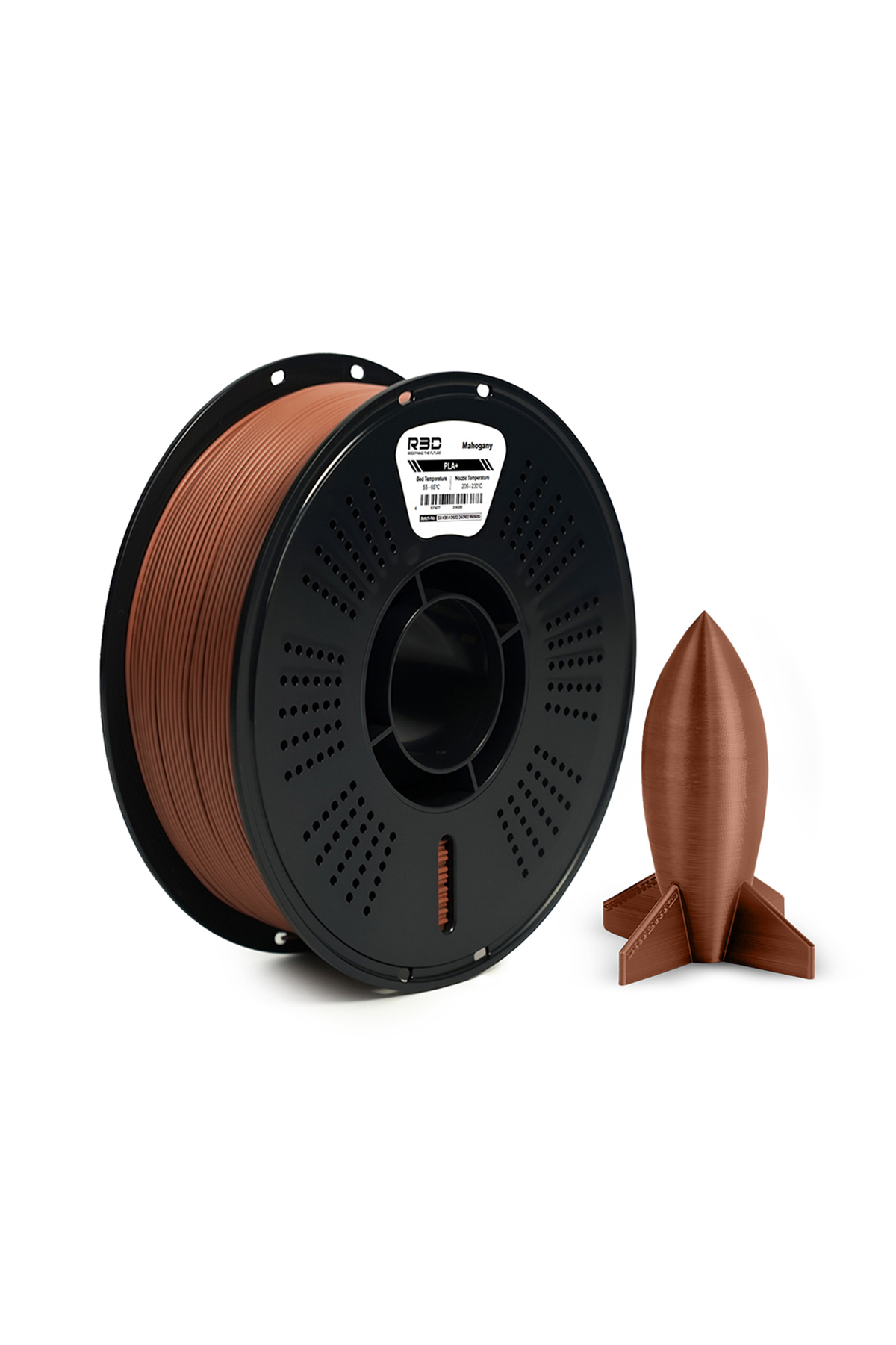 R3D PLA+ Filament Mahogany