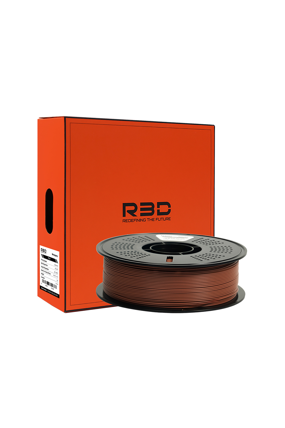 R3D PLA+ Filament Mahogany