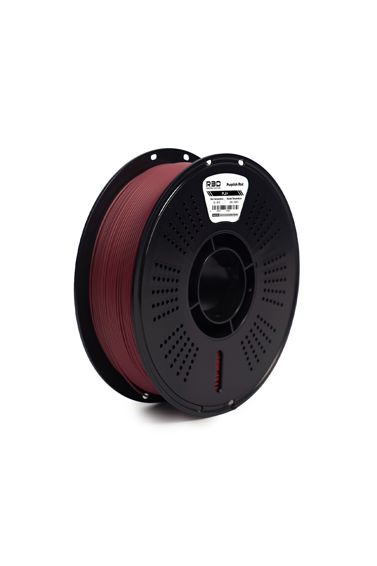 R3D PLA+ Filament Purplish Red