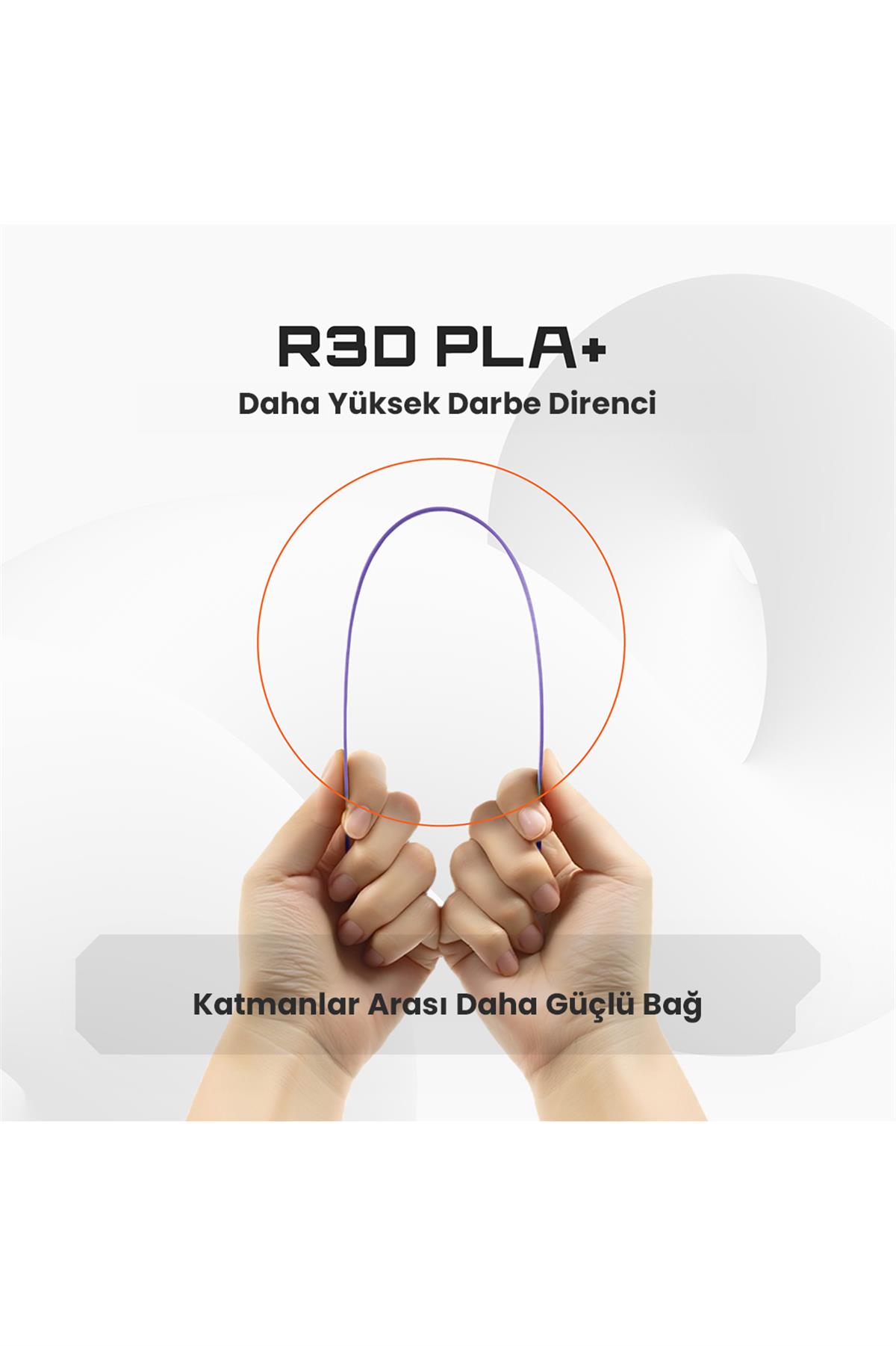 R3D PLA+ Filament Soft Skin