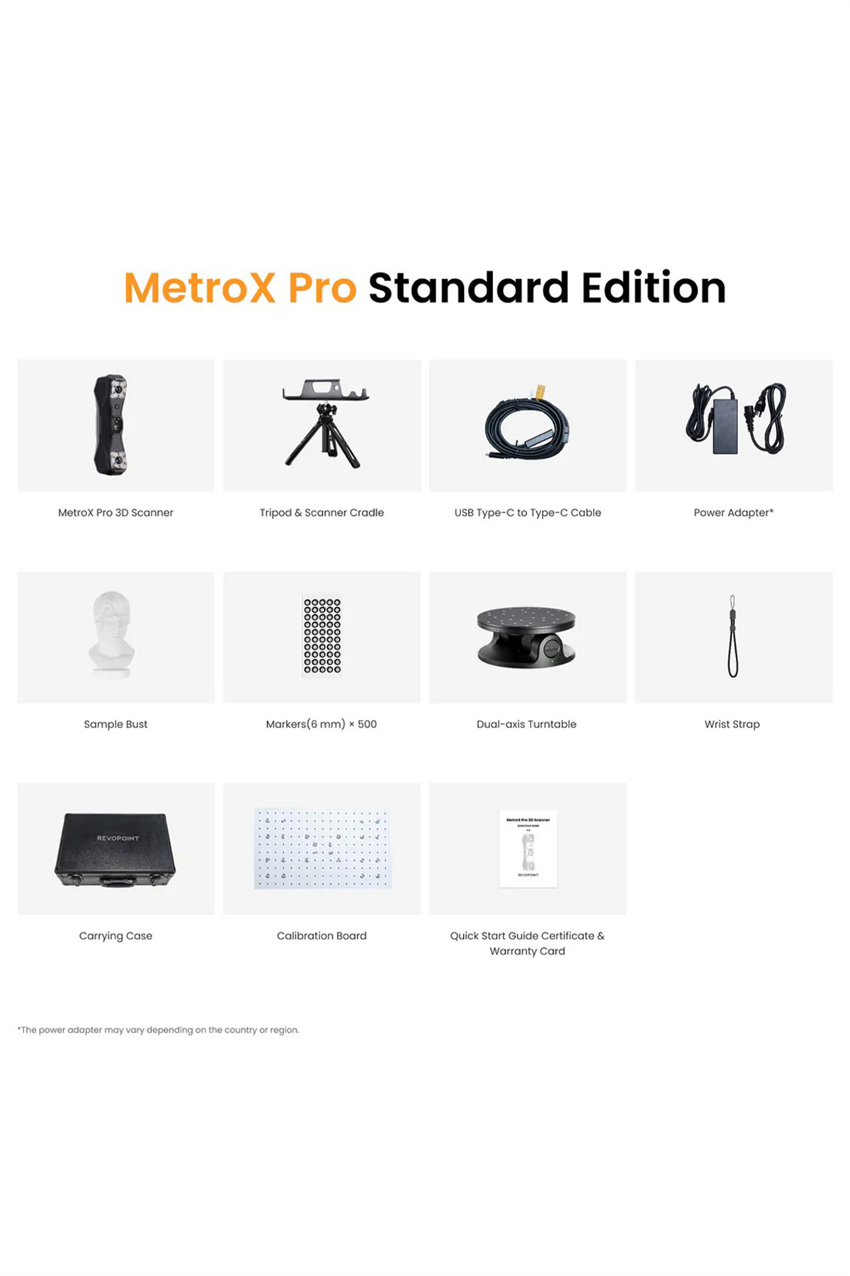 Revopoint MetroX Pro Standart Edition 3D Tarayıcı