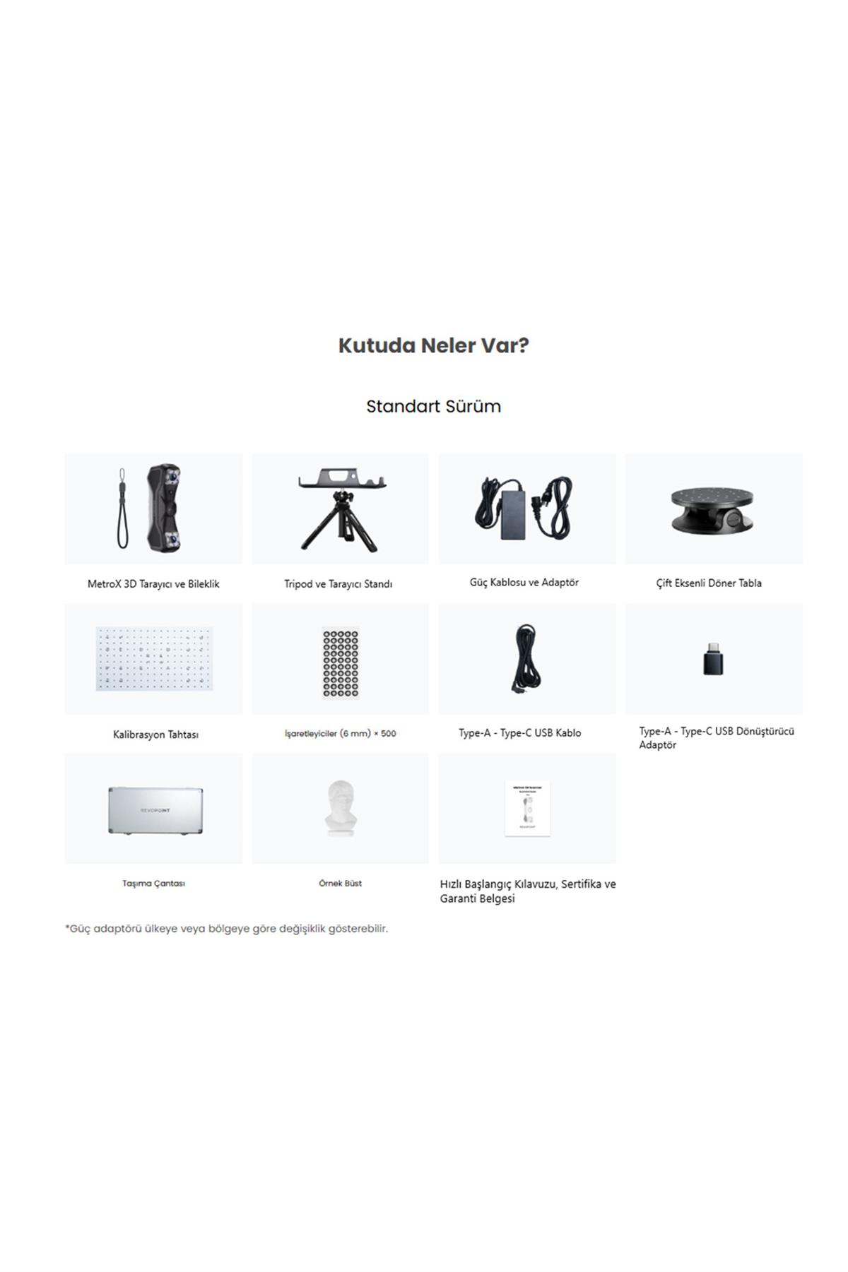 Revopoint MetroX Standart Edition 3D Tarayıcı