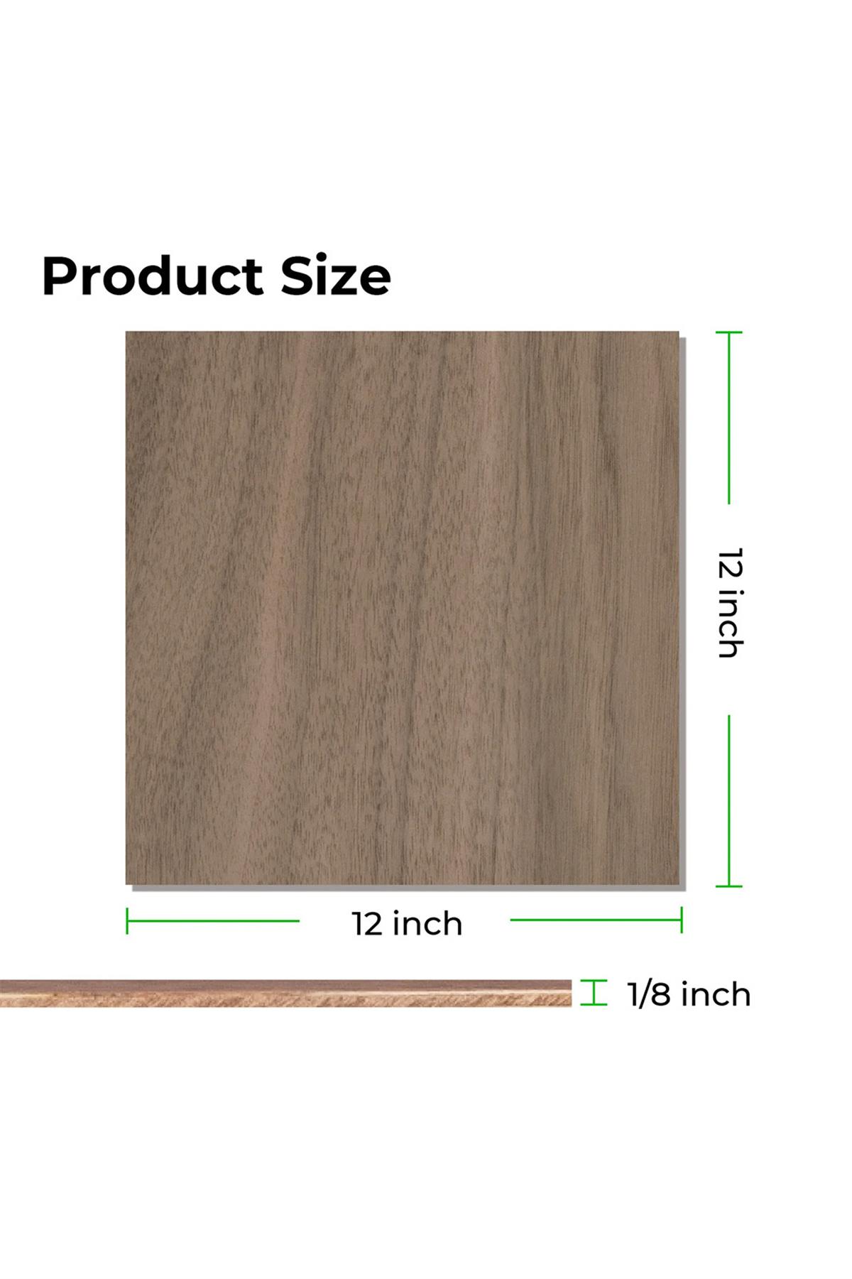 xTool 3mm Walnut Plywood 12*12inch 30pcs