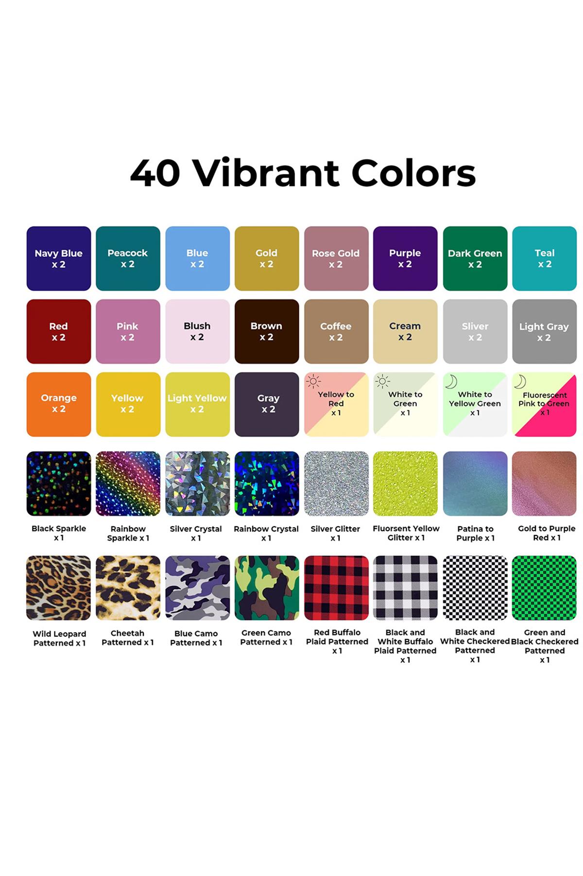 xTool Heat Transfer Vinyl Kit 80pcs