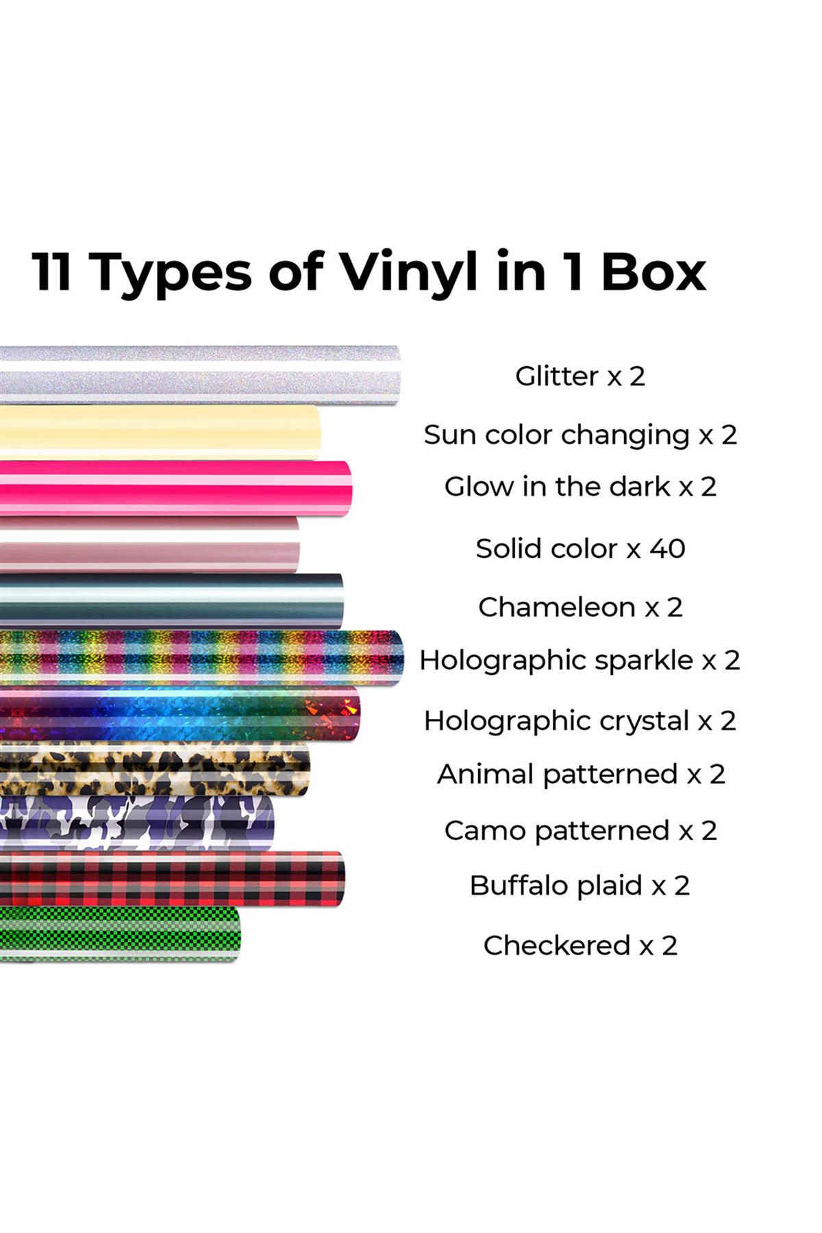 xTool Heat Transfer Vinyl Kit 80pcs