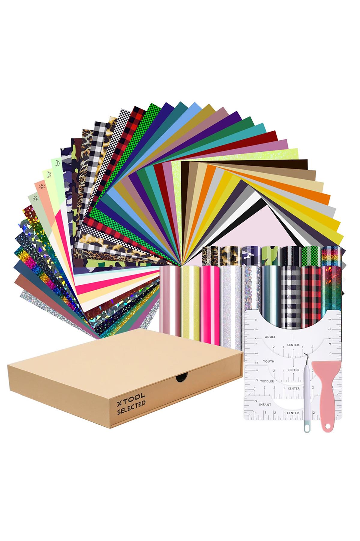 xTool Heat Transfer Vinyl Kit 80pcs