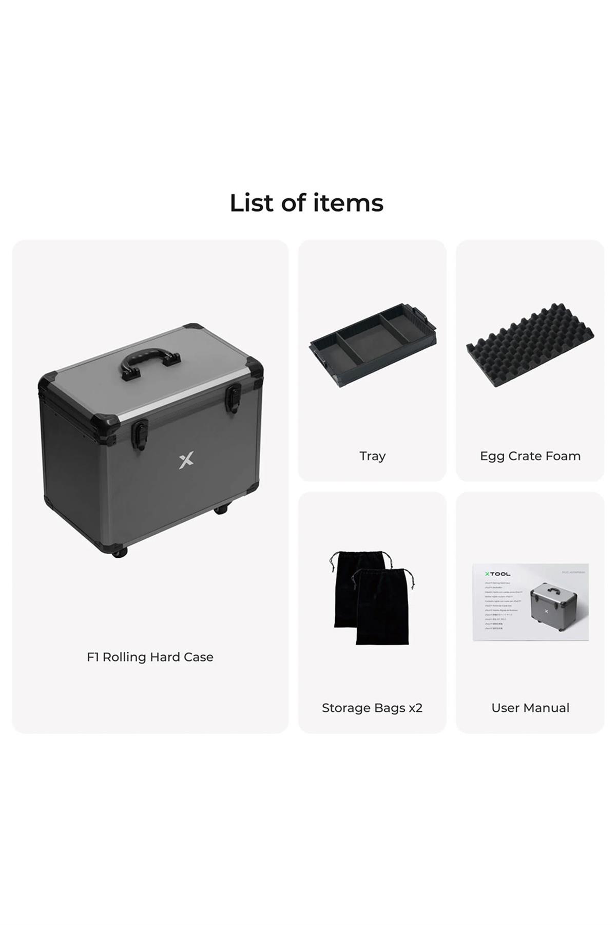 xTool Rolling Hard Case F1