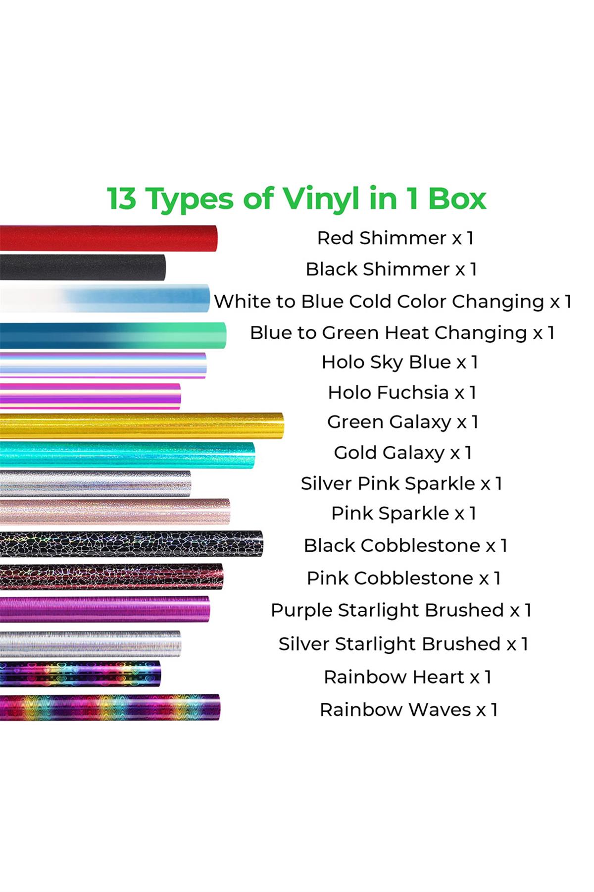 xTool Self-adhesive Vinyl Kit 80pcs