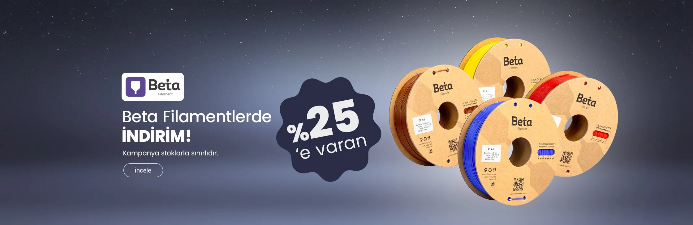 %25'a Beta Filament