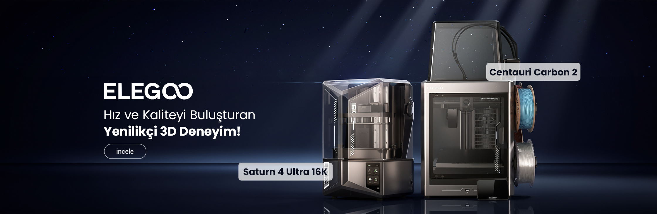 Elegoo Centauri Carbon 2 & Saturn 4 Ultra 16k