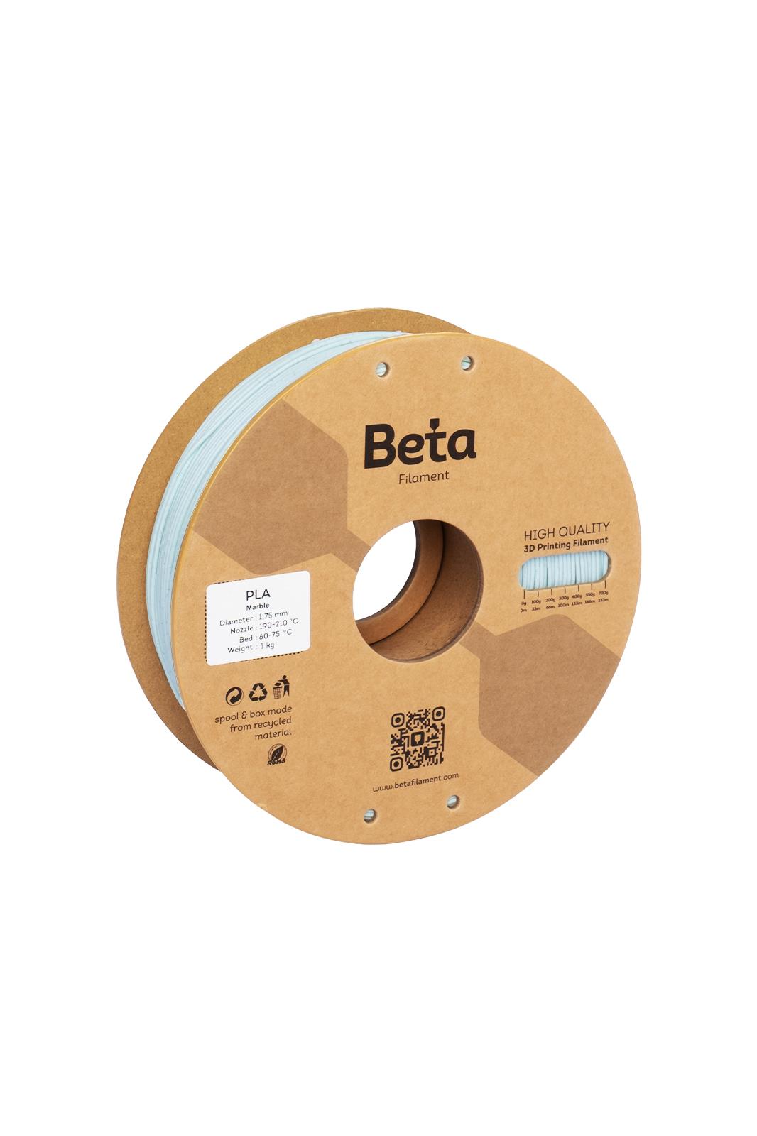 Beta Filament Marble PLA 1.75mm 1kg Green