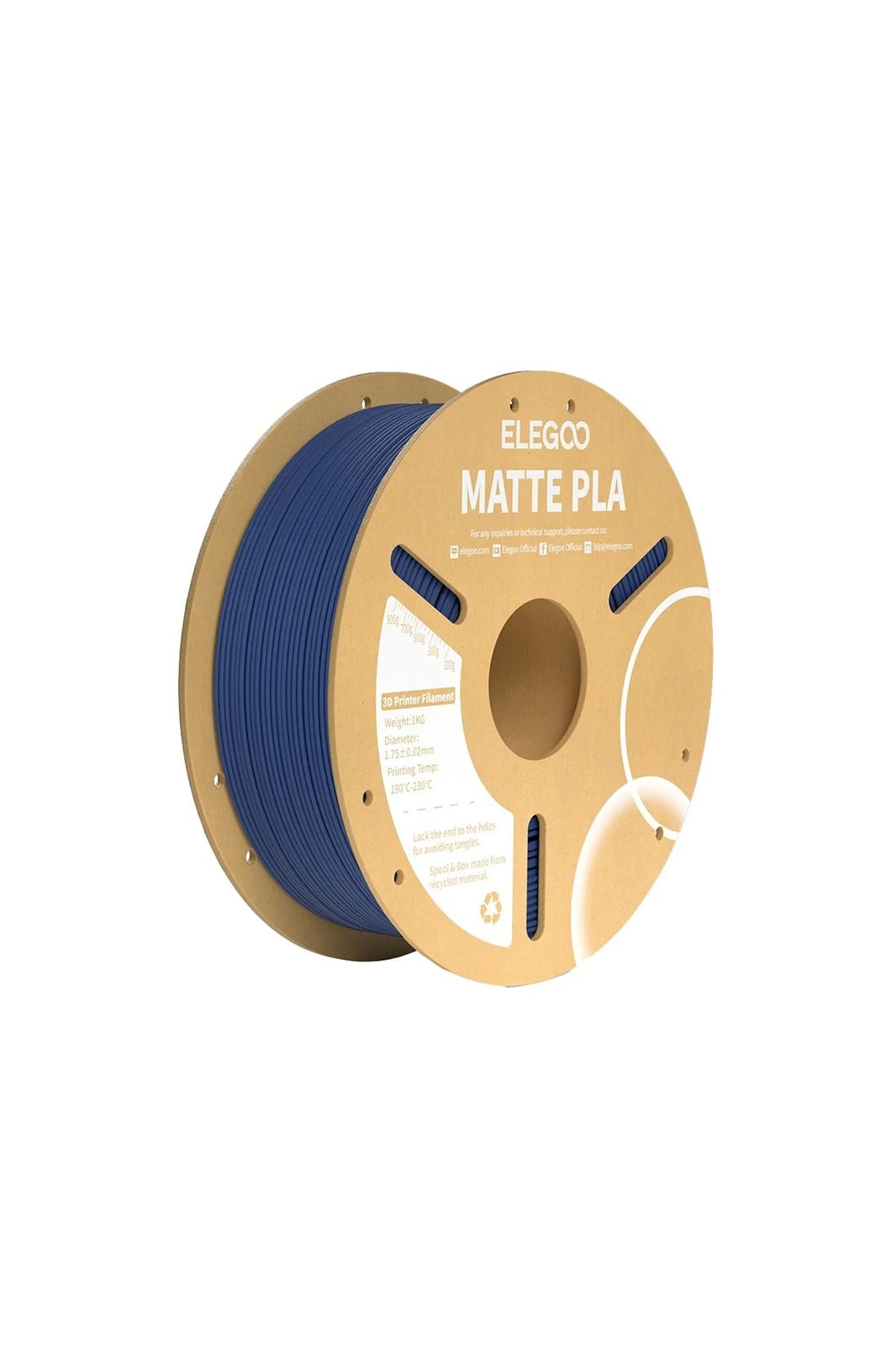 Elegoo Matte PLA 1.75mm 1kg Navy
