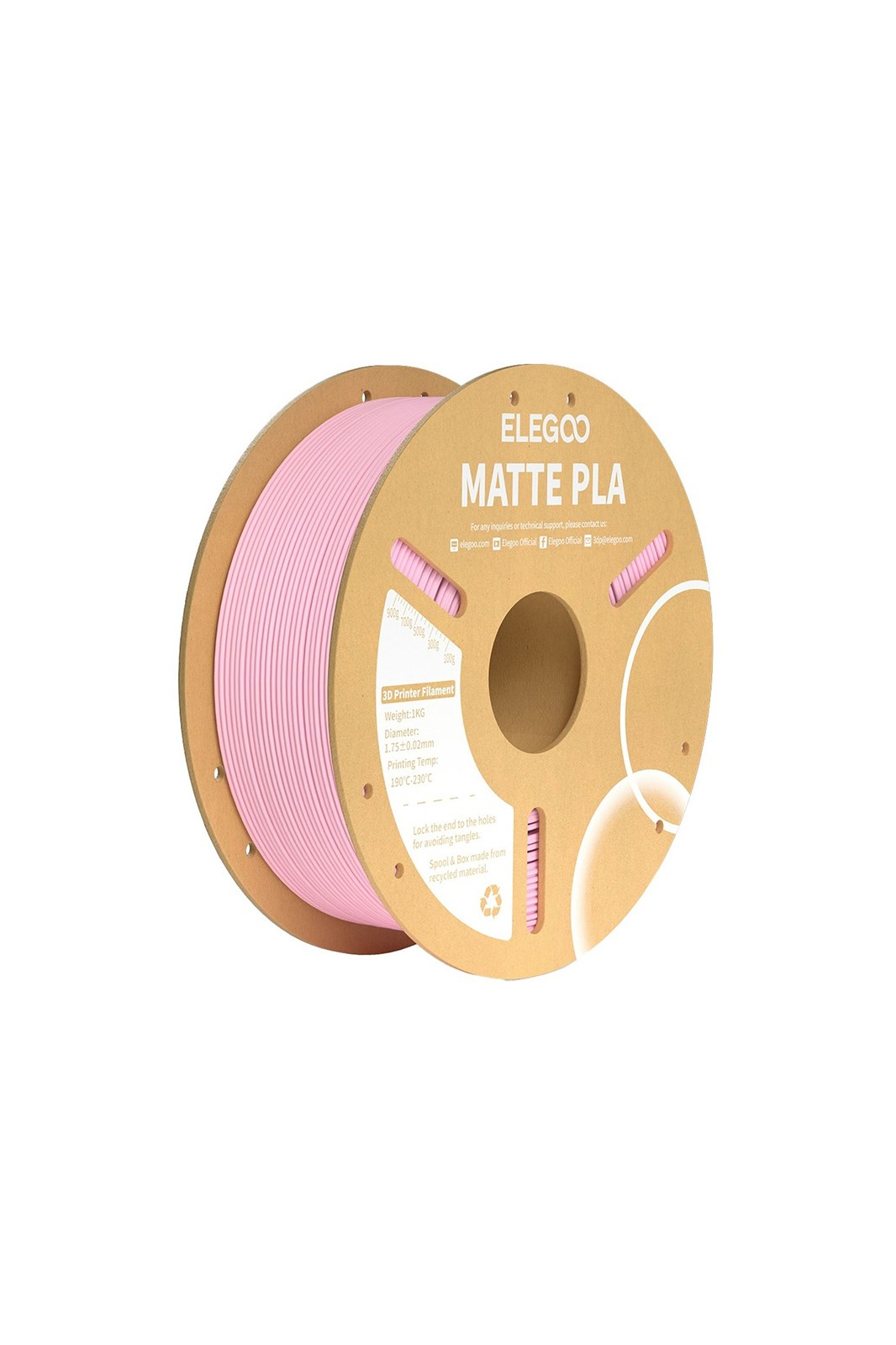 Elegoo Matte PLA 1.75mm 1kg Pink