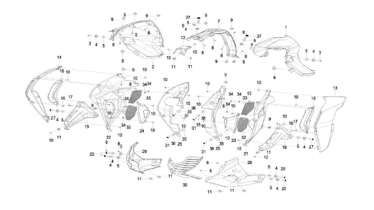 ÖN HAVALANDIRMA PANELİ DEKORU SAĞ (125-S)
