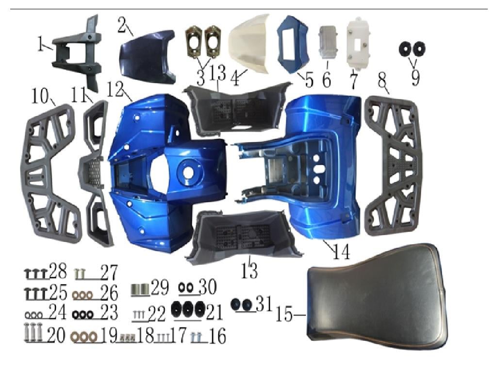 ÖN KORUMA DEMİRİ PLASTİĞİ (HUSSAR135 PRO)