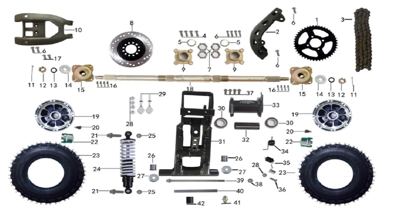 ÖN ZİNCİR DİŞLİSİ (HUSSAR135)