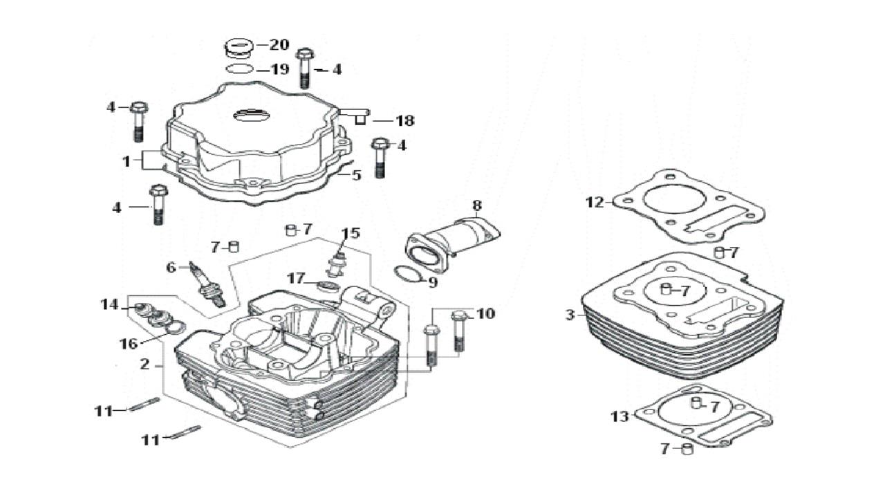 SİLİNDİR ÜST KAPAK (VIPTRACK250 PRO)