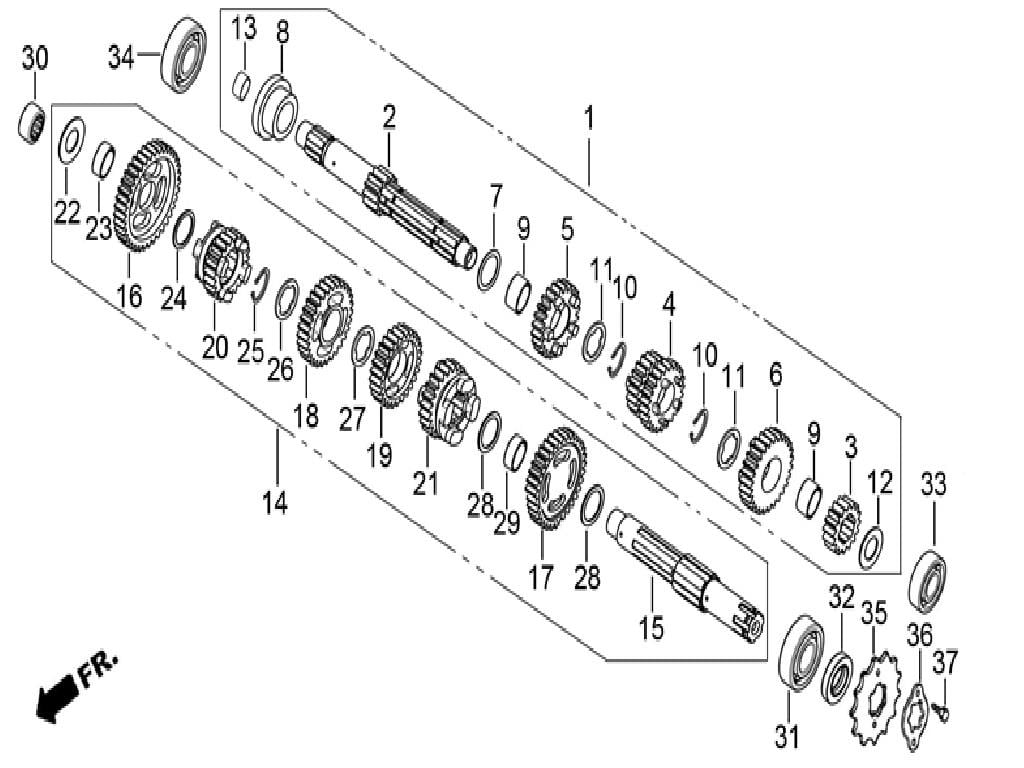 ZİNCİR DİŞLİSİ (TRV242)