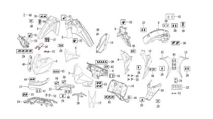 İÇ DİZLİK BİRLEŞTİRİCİ ÜST PLAST. ( EGE100 )