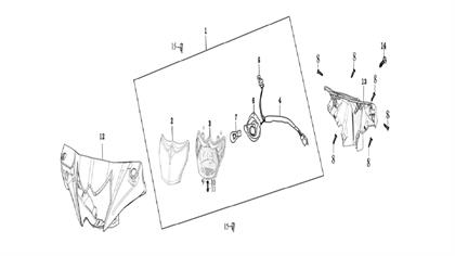 ÖN FAR PANELİ ( RAINBOW )