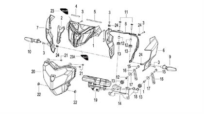 ÖN FAR PANELİ (TNT125)