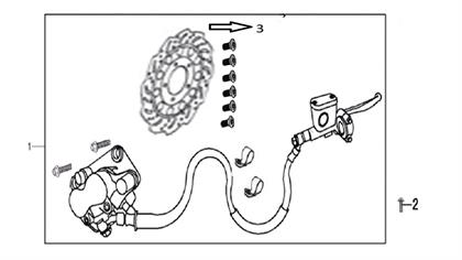 ÖN FREN MERKEZİ KISIM (RT250)