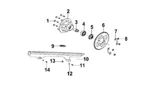 ZİNCİR DİŞLİSİ ( TİTANİK 150 )