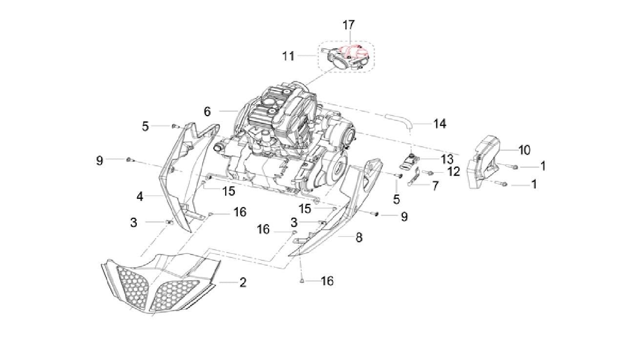 ALT MOTOR MUHAFAZA 2'Lİ TKM  (BN251)