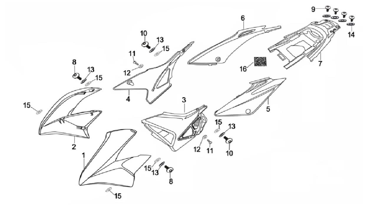 ARKA YAN PANEL SAĞ (RT250)