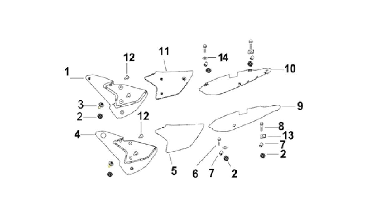 ARKA YAN PANEL ( TİTANİK 150 )