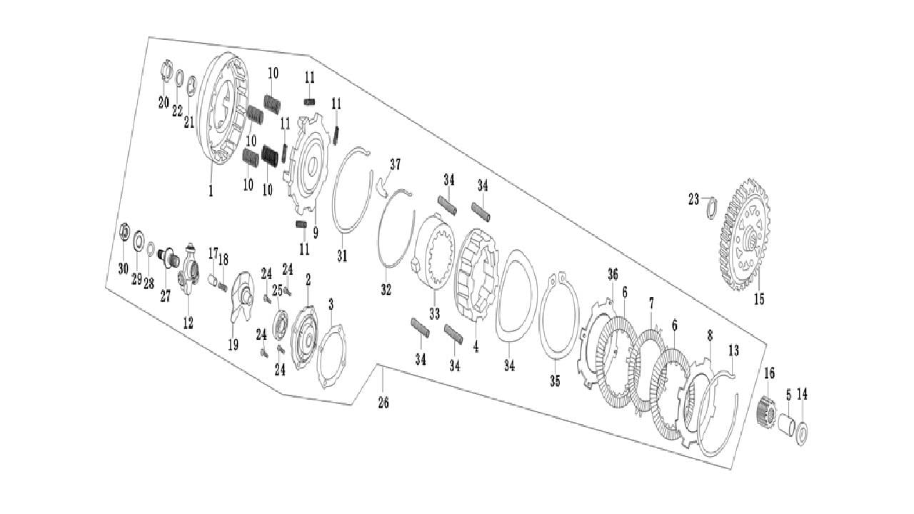 DEBRİYAJ DİŞLİSİ ( RAINBOW )