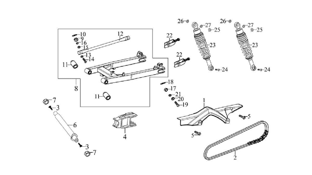 MOTOR ZİNCİRİ ( CR1-S )