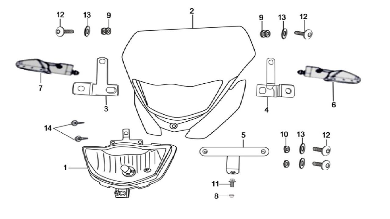 ÖN FAR PANELİ BAĞLANTI DEMİRİ (RT250)