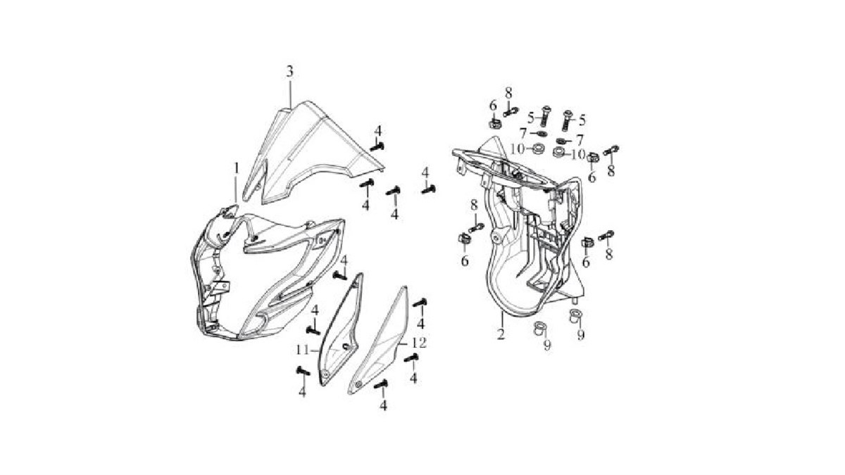 ÖN FAR PANELİ DEKORU TAKIM ( CR1 )