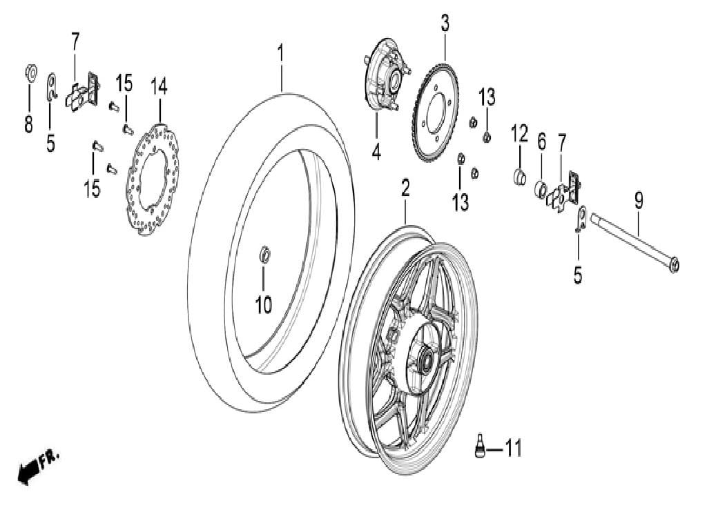 ZİNCİR DİŞLİSİ (TRV242)