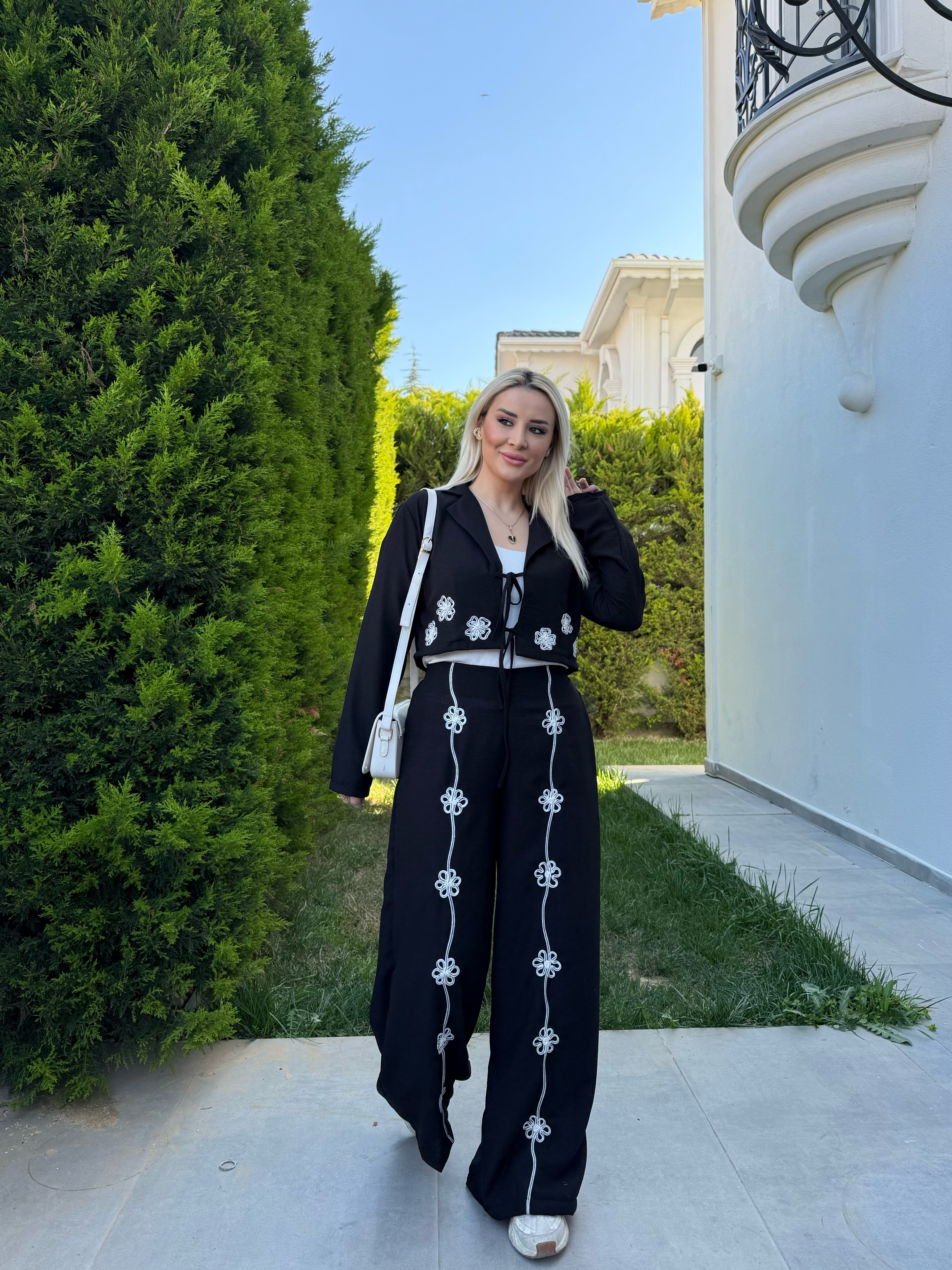 motifli takım siyah  150