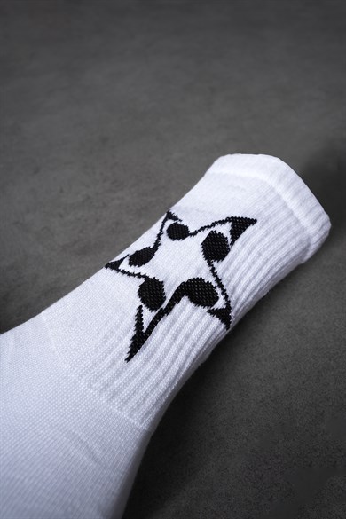 Beyaz Star Çorap