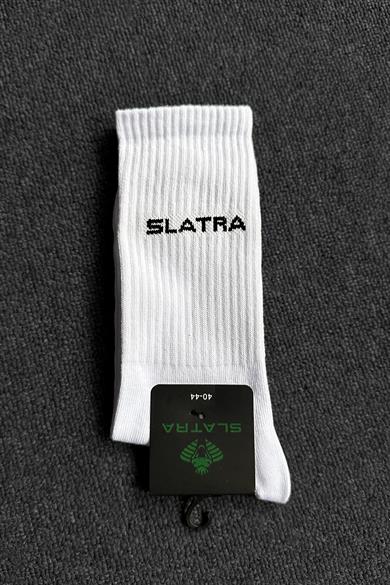 Beyaz Yazılı Çorap