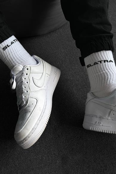 Beyaz Yazılı Çorap