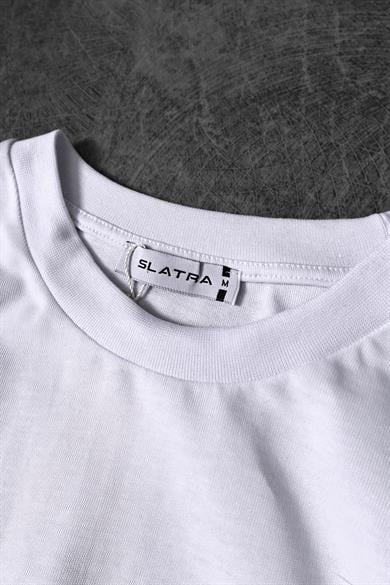 Erkek Beyaz Basic Oversize Tshirt