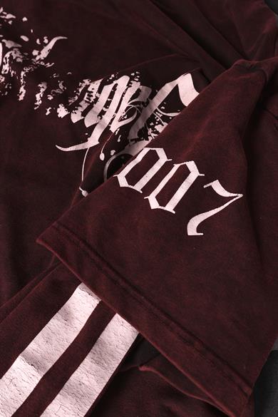 Erkek Bordo Lord Angels Oversize Sweatshirt