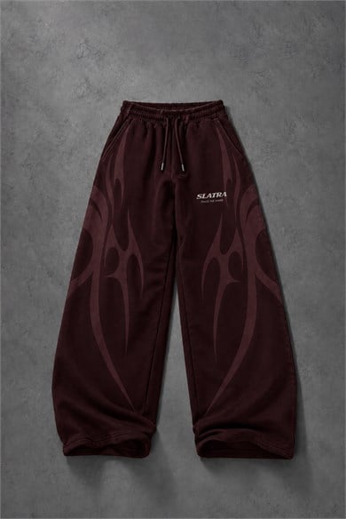 Erkek Bordo Slatang Baggy Eşofman
