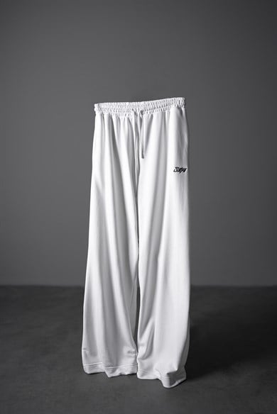 Erkek Ekru Basic Baggy Eşofman