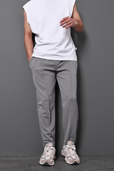 Erkek Füme Gipeli Havuç Paça Regular Fit Pantolon