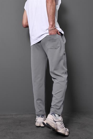 Erkek Füme Gipeli Havuç Paça Regular Fit Pantolon